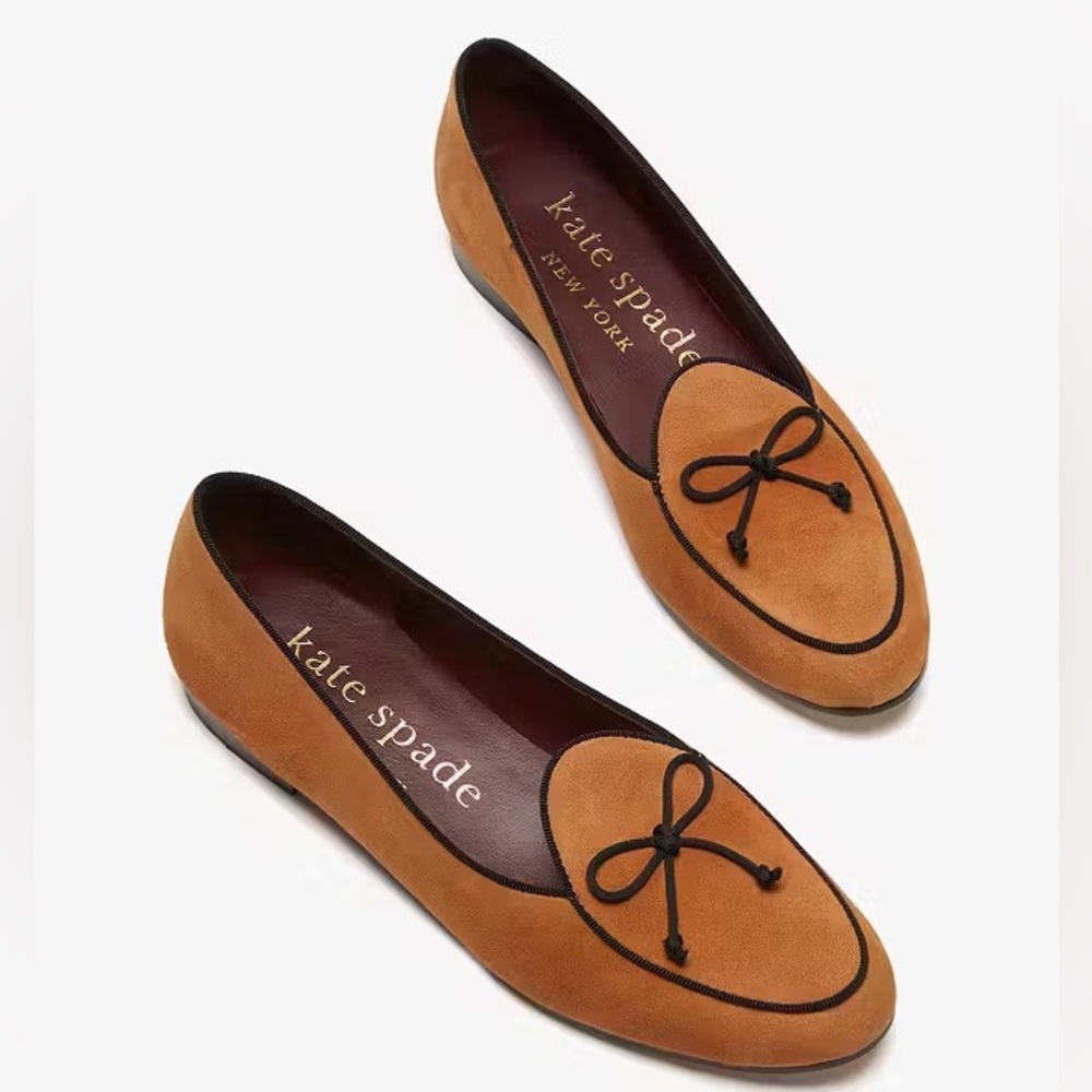 Kate Spade suede Devi loafer (Brown Bungalow)